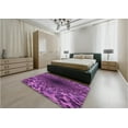 thumbnail image 4 of Ahgly Company Indoor Rectangle Patterned Purple Area Rugs, 8' x 10', 4 of 6