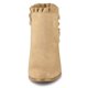 thumbnail image 2 of Botines Tacón De Bloque Con Volantes Para Mujer Caqui 37, 2 of 6
