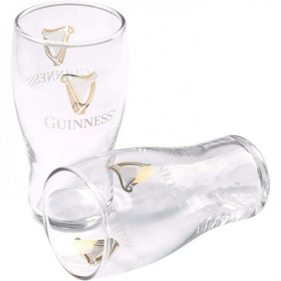 Guinness Logo 2-Pack Tulip Shaped 20oz Pint Glass Set