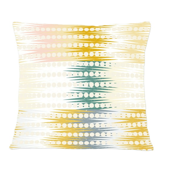 Designart Retro Abstract Design VIII' Mid-Century Modern Throw Pillow - 12x20
