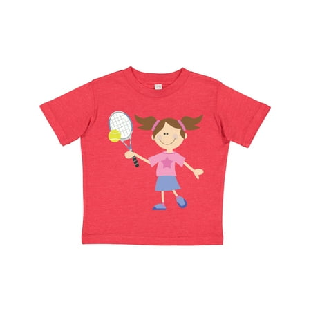 

Inktastic Tennis Girl Gift Toddler Toddler Girl T-Shirt