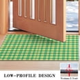 thumbnail image 3 of Green Yellow Checkerboard Checkered Pattern Door Rugs,Washable Non Slip Door Mats Indoor,Decorative Door Mats,Entry Mat Indoor for Entrance,Bedroom,Kitchen,Bathroom,17"x30", 3 of 6
