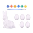thumbnail image 4 of Kit de pintura de Pascua listo para pintar tus propias figuras, adornos creativos, arte y manualidades de Pascua para niños, suministros de 5 huevos, 4 of 7