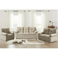 thumbnail image 6 of Pemberly Row 3 Piece Sofa Set Linen Recliner Chair&Loveseat&Sofa-Light Camel, 6 of 8
