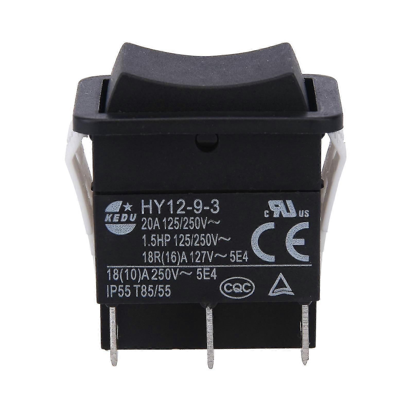 HY12-9-3 Small Industrial On Off Safe Arc Single Pole Rocker Switch ...