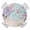 Pink SkyBlue, variant on Eucalyptus Leaves Round Tablecloth for 36-44 Inch Tables,Fitted Table Cover with Elastic Edge,Rustic Botanical Plants Text Wood Grain Waterproof Outdoor Table Cloth Protector for Patio Garden Dinner