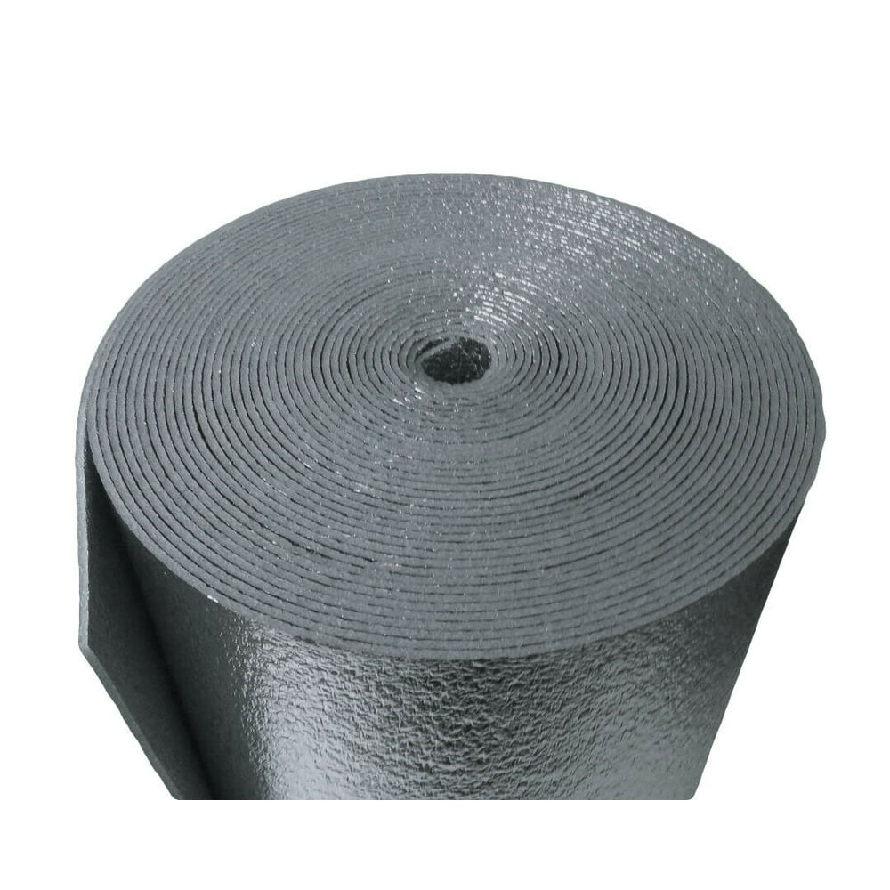 R8 HVAC Duct Wrap Insulation Reflective 2 Sided Foam Core 4' x 100' (400 Sq Ft)