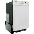 thumbnail image 3 of Sunpentown SD-9254WB 18 in. Energy Star Built-In Dishwasher with Heated Drying, White, 3 of 11