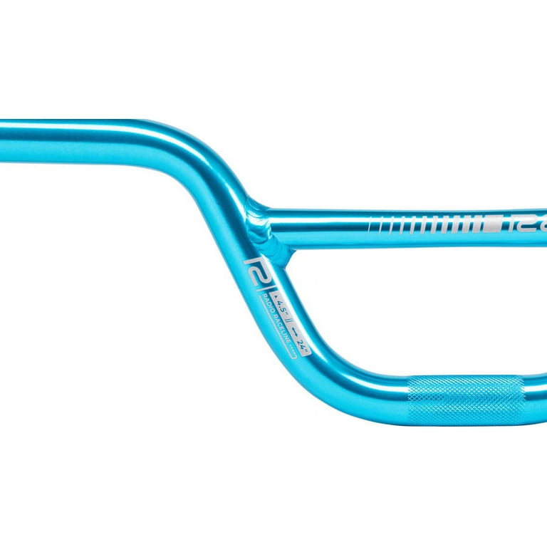 Radio Xenon Junior BMX Handlebar 4.5 in 22.2 mm Backsweep 6 Aluminum Cyan Walmart