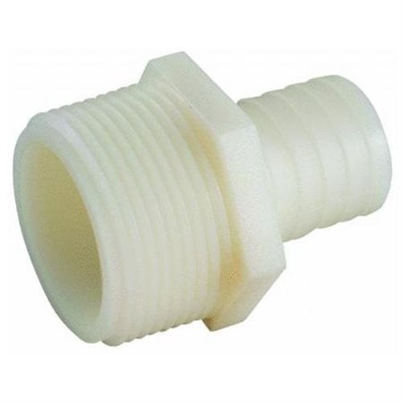 Amc 53701-1008 5/8 X 1/2 White Nylon Hose Barb