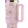 thumbnail image 2 of Botella de agua con aislamiento de acero inoxidable frasco de vacío de 40oz taza de viaje helada térmica, 2 of 9