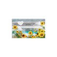 thumbnail image 2 of 2 Piece Gray Wood Sunflower Flowers Rug Kitchen Rug Set, Decor Kitchen Rugs, Absorbent Non-Slip Washable Floor Mats, Home Indoor Runner Rugs 17"x47"+17"x30", 2 of 7