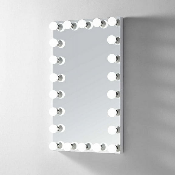 Modern Mirrors Galaxy 28 Lighted Hollywood Vanity Mirror with Hollywood Style Dimmable LED Lighting