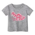 thumbnail image 3 of TZEWGL T-Shirts pour Enfants Col Rond Manches Courtes Amples Imprimé Graphique Blouse pour Nouveau-Nés Taille 6-7T, 3 of 3