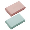 thumbnail image 1 of OFFIGAM 2Pcs Assorted Color Mask Storage Holder Plastic Box with Cover for Convenient Carrying, 1 of 8