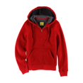 thumbnail image 1 of Sudadera con capucha Aeropostale para hombre, forro polar FZ, Rojo, Pequeño, 1 of 1