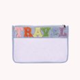 thumbnail image 3 of Bolsa de cosméticos con letras, bolsa de maquillaje transparente de PVC versátil, organizador cosmético impermeable, 3 of 9