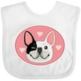 thumbnail image 3 of Inktastic French Bulldog Dog Girls Baby Bib, 3 of 4