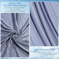 thumbnail image 2 of Alanda Cooling Blanket for Hot Sleepers, Q-MAX>0.5 Double-Sided Cooling Fiber Summer Blanket Throw Size, Blue, 51" x 67", 2 of 8