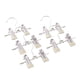 thumbnail image 4 of Pinzas de acero inoxidable para ropa, colgador de armario multifuncional, abrazaderas organizadoras para botas altas, pantalones, bolsos, 5 uds. beige, 4 of 9