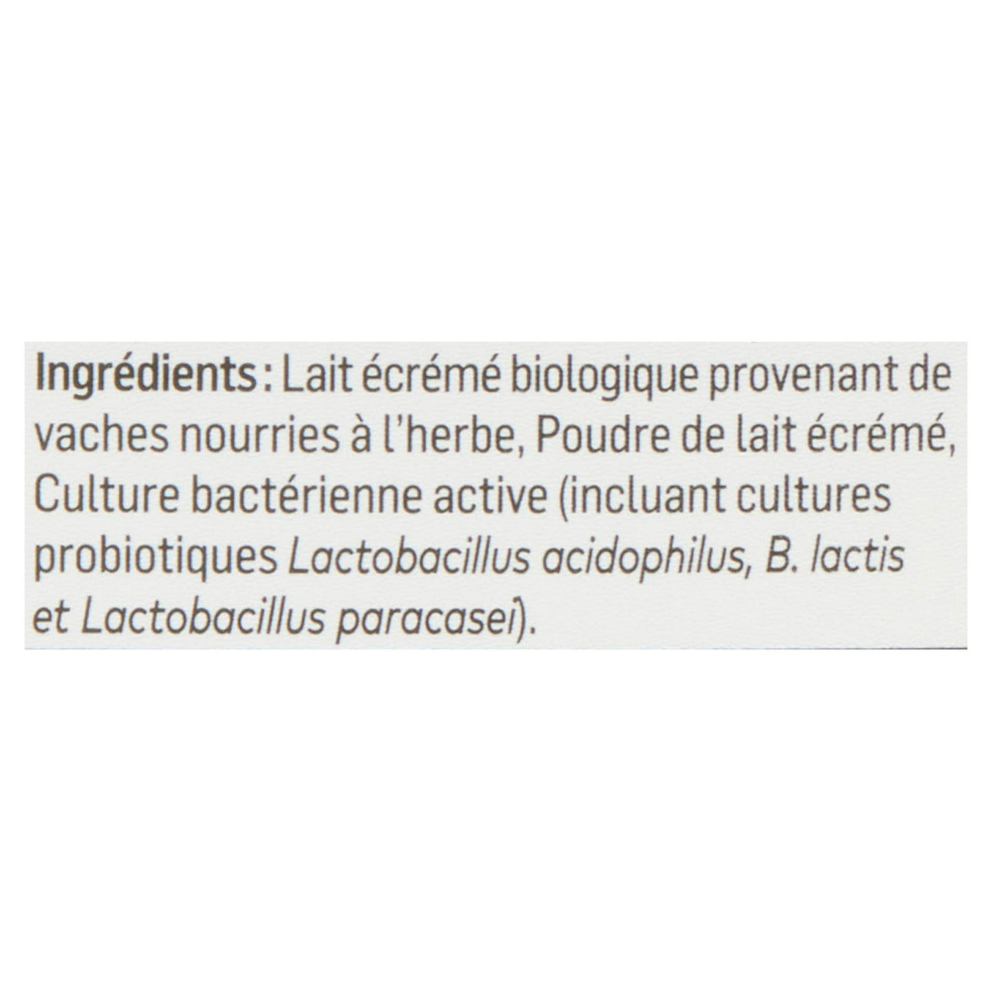 Olympic Yogourt Biologique Nature 0 %, 1