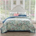 thumbnail image 3 of Juego de colcha Greenland Home Pavona con adornos de terciopelo, talla Twin/XL, 3 of 8