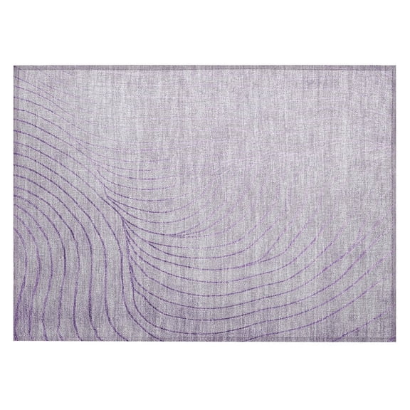 Dalyn Rugs Machine Washable Indoor/Outdoor Chantille ACN2107 Lavender 1'8" x 2'6" Rug