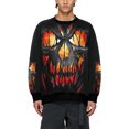 thumbnail image 1 of Sudaderas divertidas de Halloween para hombres, ropa de calle de Hip Hop para estudiantes, jersey de gran tamaño con cuello redondo, Sudadera con capucha informal, Cosplay de vacaciones, 1 of 4