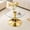Transparent+Gold, variant on ExtraLco 27.5 Inch Round Glass Coffee Table, Tempered Clear Top Gold Metal Base Center Table for Living Room Apartment