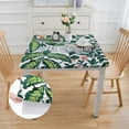 thumbnail image 2 of HAOXIT Meadow Green Fall , Handblock Print Square Table Cover for Kitchen Dining Linen I Parties, Weddings, , Table Cloth Decor 46*46, 2 of 8