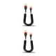 thumbnail image 4 of Moyic Cable de carga Cable de carga retráctil Cable de datos telescópico escalable reemplazable de viaje para Office 3A Tipo 2 Negro Rojo No.04 2piezas, 4 of 6