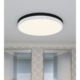 thumbnail image 3 of WLN1620MBKW-Quoizel Lighting-Weldin - 35W LED Flush Mount In Contemporary Style-2 Inches Tall and 20 Inches Wide   Matte Black White Finish with White, 3 of 5