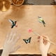 thumbnail image 4 of Sellos transparentes con pájaros realistas: mariposas, abejas, flores, libélulas, plantas, insectos voladores. Fondo vintage. Sello de silicona para sello postal., 4 of 9