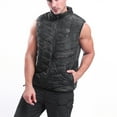 thumbnail image 5 of Fesfesfes Men's Camouflage Outdoor Sports USB Three-speed Temperature Control Warm Back Heating Vest, 5 of 9
