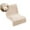 Pink, variant on Plush Office Recliner Seat Cushion with Backrest, Thick Mat for Chairs Stools Sofas, 17.7x39.3"
