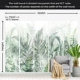 thumbnail image 3 of Botanical Wallpaper Wall Mural - Magic Grove Green, 3 of 5