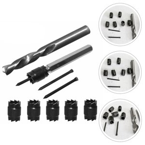 HONITANO 9pcs Accessoires de cutter de soudure pour perceuse à soudure durable pour des applications de perceuses de puissance efficaces