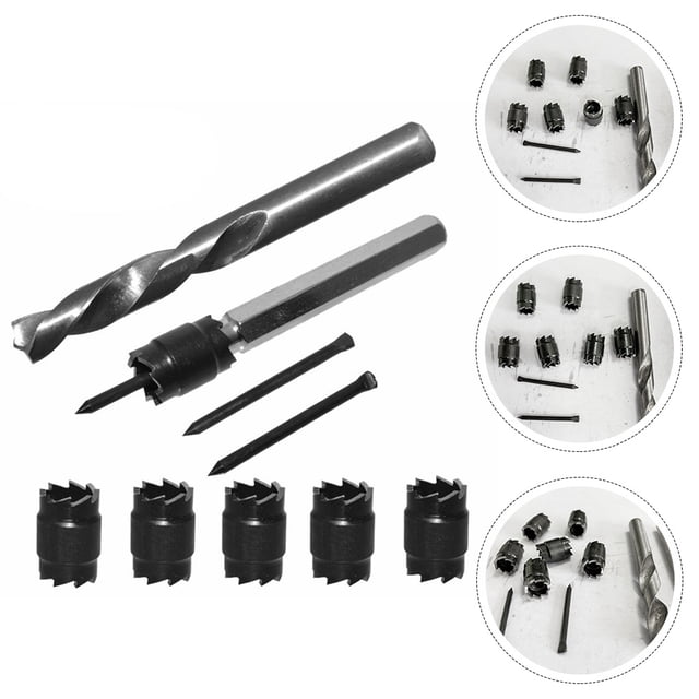 HONITANO 9pcs Accessoires de cutter de soudure pour perceuse à soudure durable pour des applications de perceuses de puissance efficaces