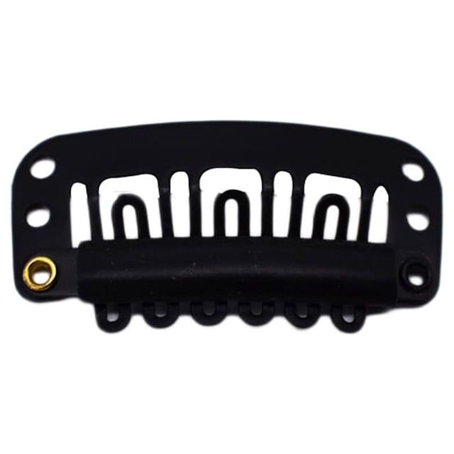 AURARMLET U Shape Snap Clips 100Pcs for Hair Extensions Cap Fastening Professional Tool