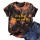 thumbnail image 5 of Camiseta de mujer, divertida y linda camiseta de manga corta, camiseta teñida con lazo, blusa, regalo para mujer Fridja  hjk5882, 5 of 8