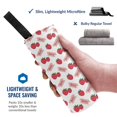 Cauagu Strawberry Print Extra Large Bath Towels 1 Pack, Quick Drying