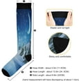 thumbnail image 3 of Coolnut Cute Snowman Compression Socks for Women Men 1 Pack, Knee High Stockings for Athletic Sports,Running,Travel (20-30mmHg), 3 of 7