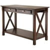 Winsome Wood Xola X-Panel Console Table, Cappuccino Finish