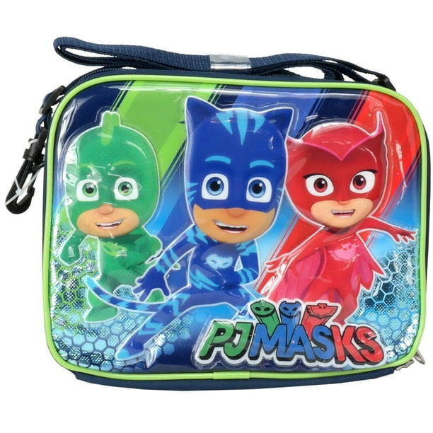 PJ MASKS Gekko Catboy Owlette Soft Lunch kit bag box…