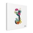 thumbnail image 2 of Trademark Fine Art 'Romantic Luxe Monogram J Navy' Canvas Art by Janelle Penner, 2 of 3