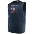 thumbnail image 2 of Men's Majestic Navy Houston Texans Big & Tall Endurance Test Muscle Tank Top, 2 of 3