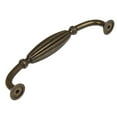 thumbnail image 2 of GlideRite 5 in. Center Fluted Cabinet Pull, Antique Brass, 2 of 4