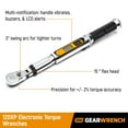 thumbnail image 3 of Llave dinamométrica GEARWRENCH 3/8 Drive 120XP Flex Head 85195, 3 of 9
