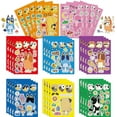 thumbnail image 1 of shiyou-16 Sheets Make a Face Stickers, Make Your Own Stickers Fun Craft Project for Kids, 8 Styles Waterproof Kids Stickers for Party Decoration, Class Reward, Book Decor, Birthday Gifts, 1 of 4