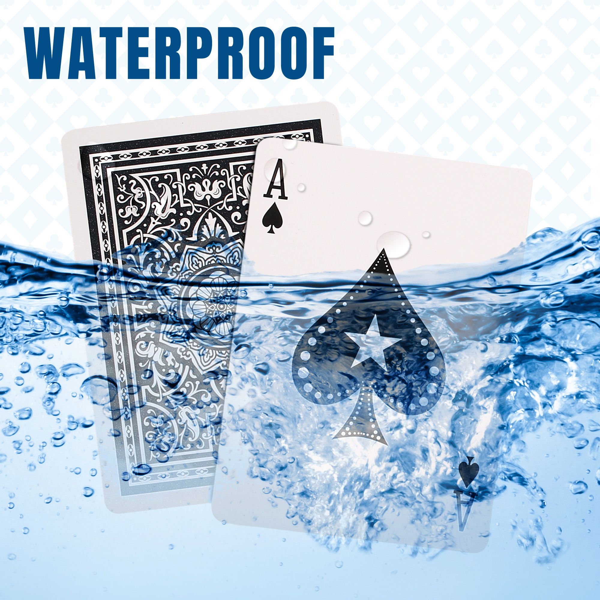 LotFancy 2 Decks Waterproof Plastic Playing Cards photo 6